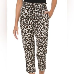 Michael Kors Womens Leopard Casual Trouser Pants, Style # MF03HGDFWK